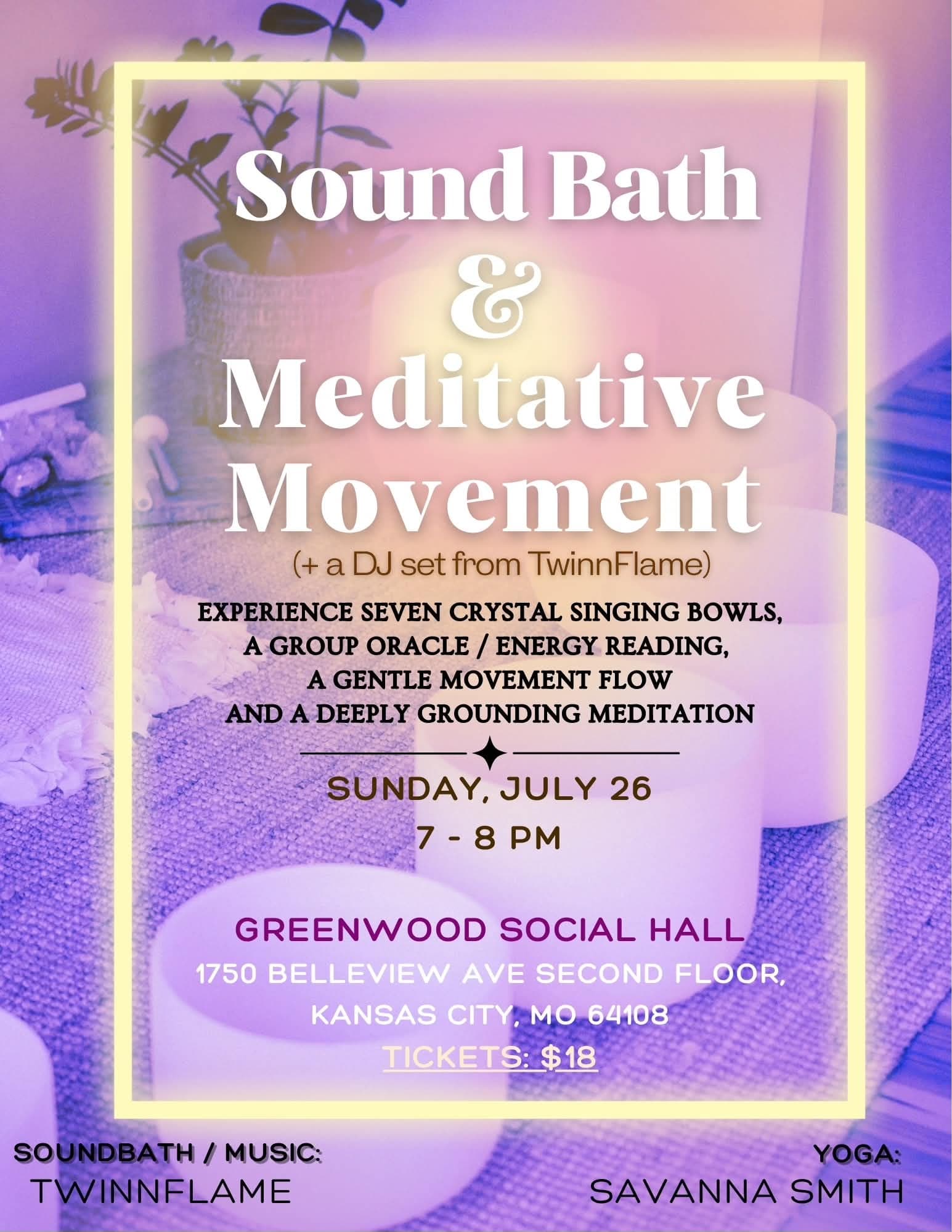 Sound Bath & Meditative Movement